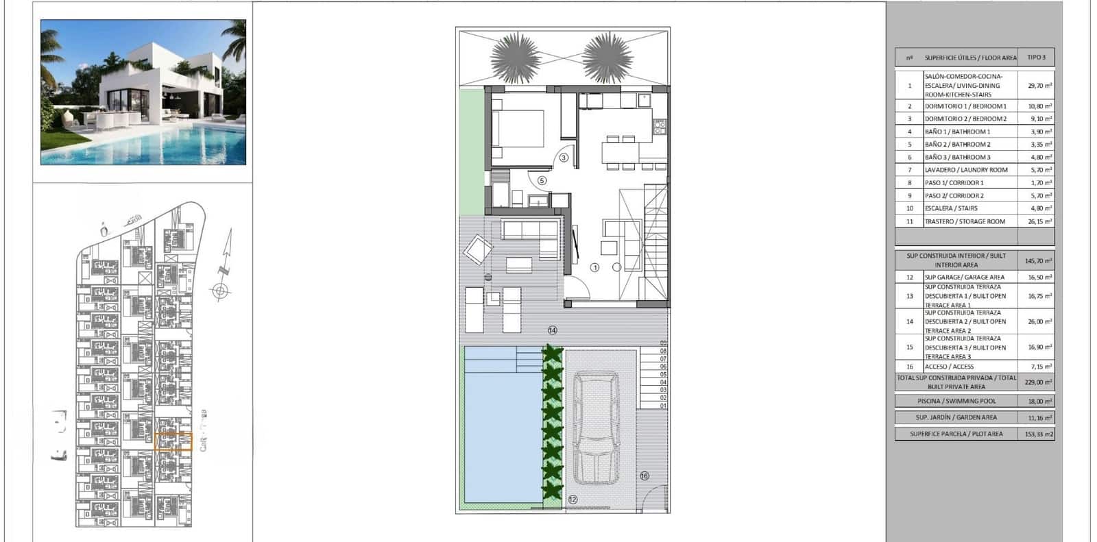 3 bedroom Villa for sale in Finestrat with pool garage - € 578,500 (Ref: 9895753)