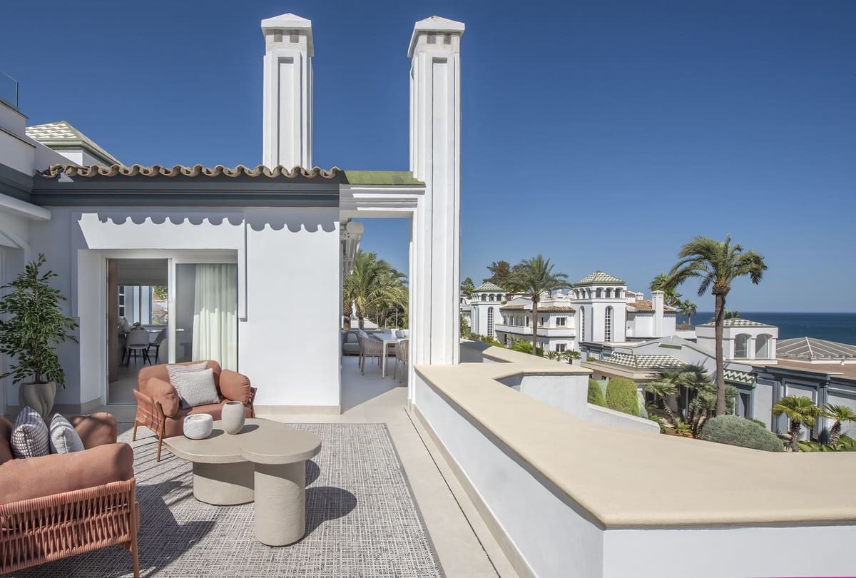 3 chambre Penthouse à vendre à New Golden Mile avec piscine - 2 495 000 € (Ref: 10033203)