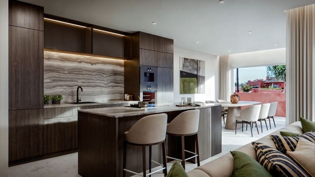 3 soveværelse Penthouse til salg i New Golden Mile, Estepona med swimmingpool garage - € 2.995.000 (Ref: 9419979)