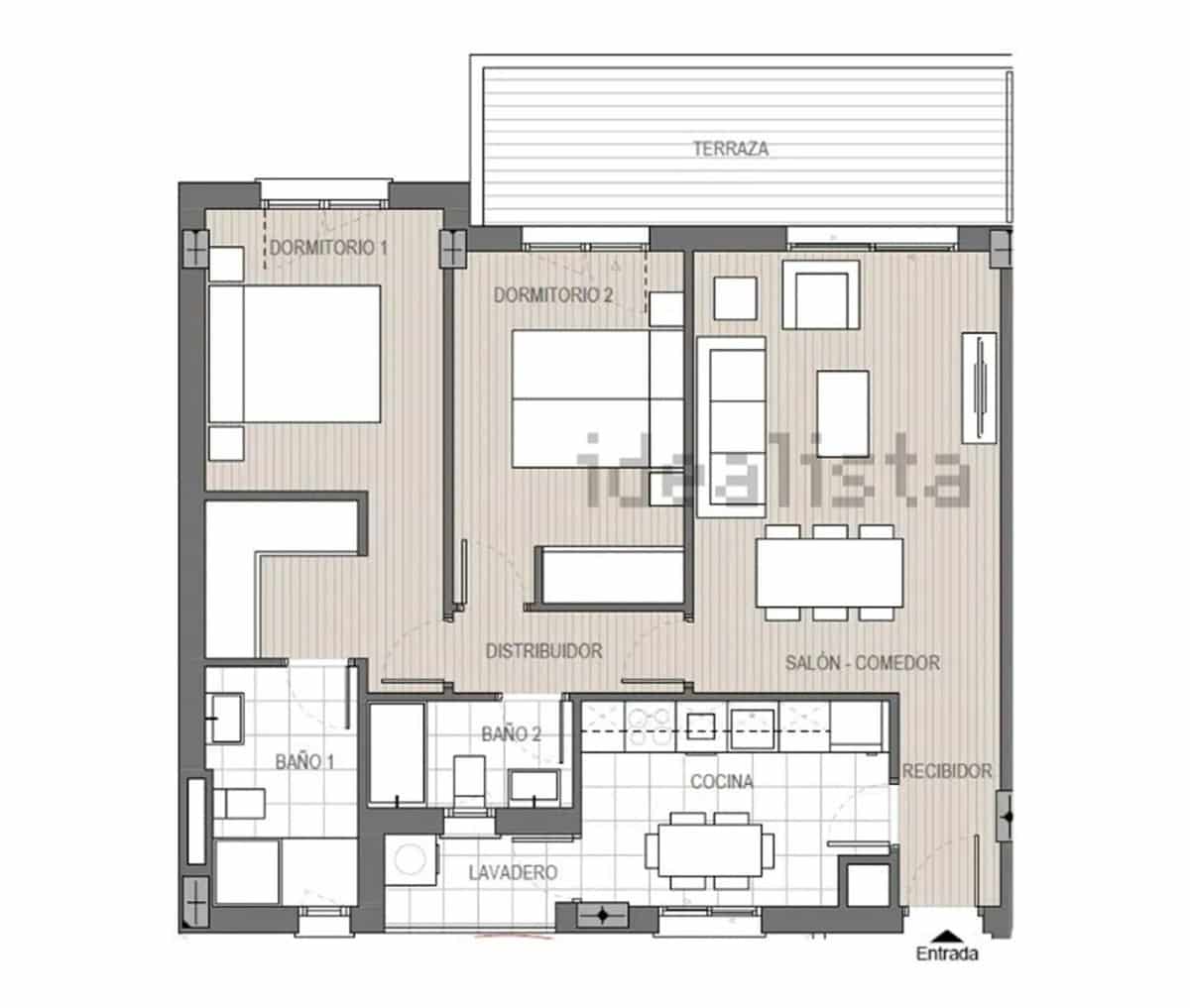 2 makuuhuone Huoneisto myytävänä paikassa Nueva Andalucia mukana uima-altaan 
autotalli - 360 000 € (Ref: 9471021)