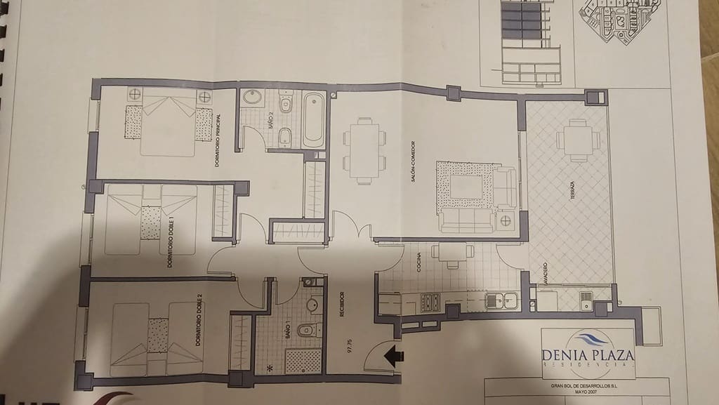 3 soveværelse Lejlighed til salg i Denia med swimmingpool garage - € 465.000 (Ref: 10002445)