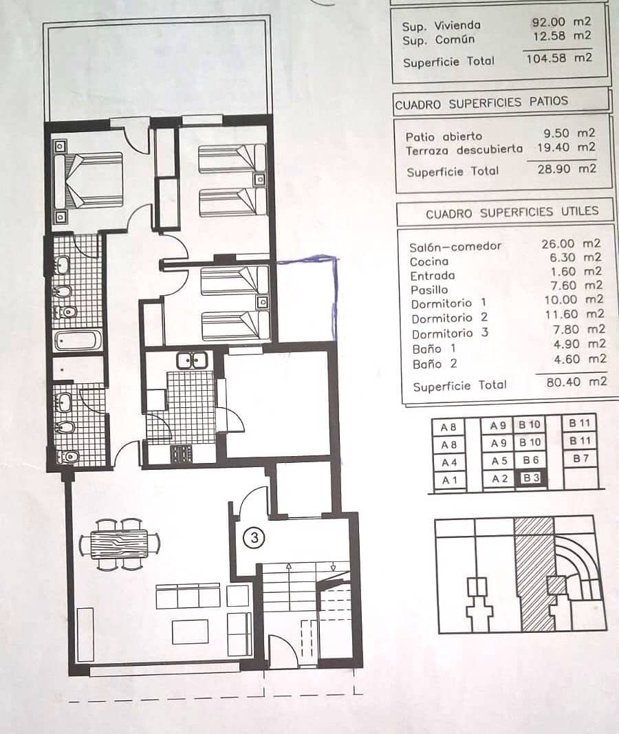 3 chambre Appartement à vendre à Ondara - 235 000 € (Ref: 10031008)