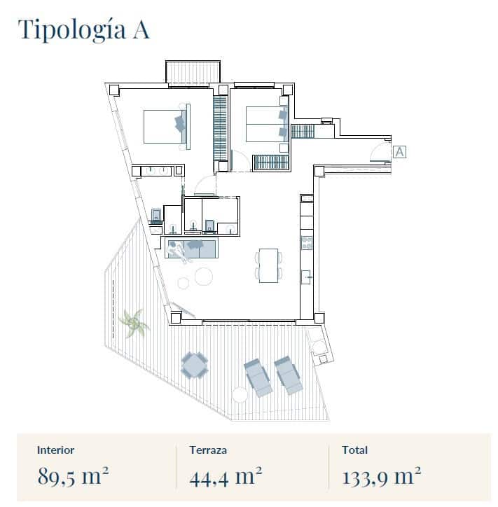 2 soverom Leilighet til salgs i La Villajoyosa / Vila Joiosa med svømmebasseng garasje - € 480 000 (Ref: 10183674)
