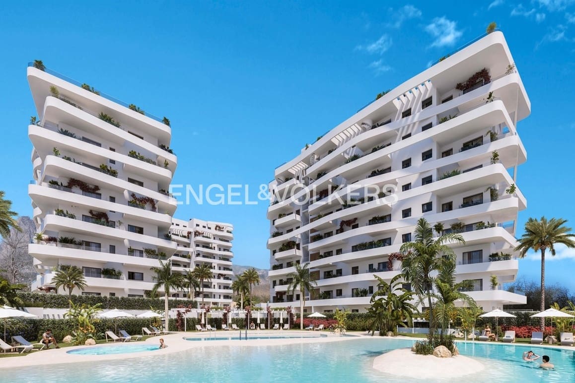 2 soveværelse Lejlighed til salg i La Villajoyosa / Vila Joiosa med swimmingpool garage - € 359.000 (Ref: 8782062)
