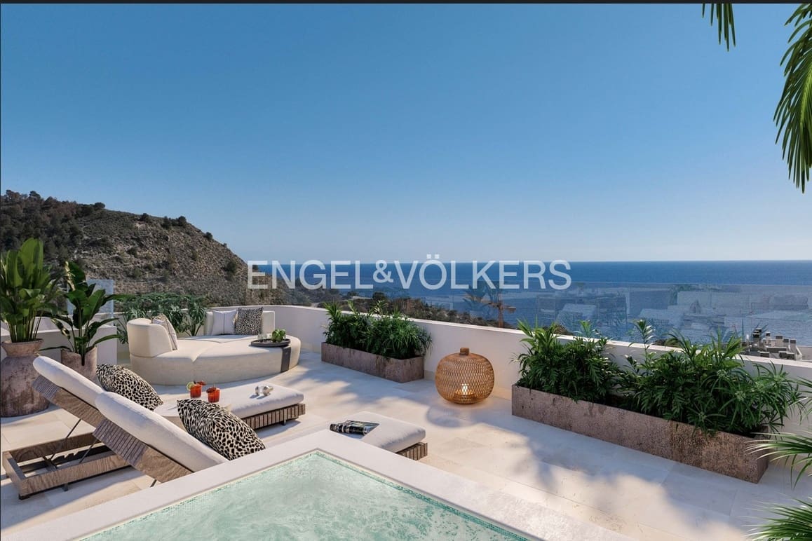 1 soverom Penthouse til salgs i La Villajoyosa / Vila Joiosa med svømmebasseng garasje - € 516 200 (Ref: 8782063)