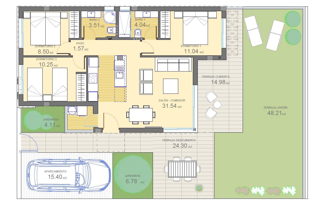 3 quarto Moradia para venda em Polop com piscina garagem - 470 000 € (Ref: 8861637)