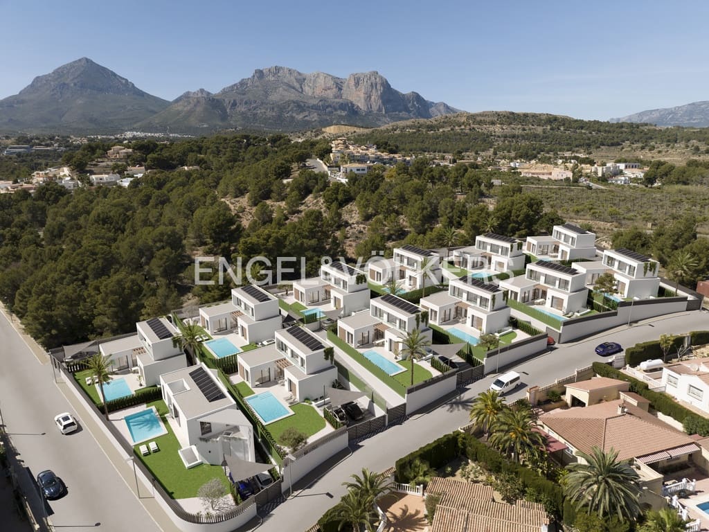 3 makuuhuone Huvila myytävänä paikassa Alfaz del Pi / L'Alfas del Pi mukana uima-altaan 
autotalli - 615 000 € (Ref: 8863670)