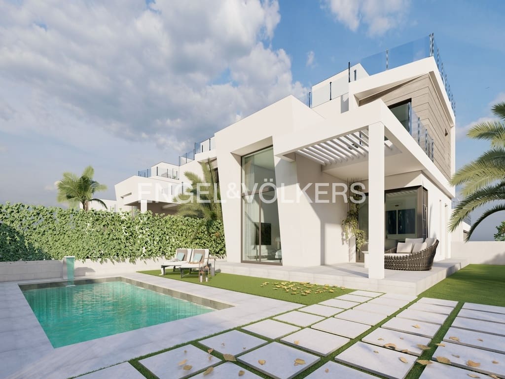 3 makuuhuone Huvila myytävänä paikassa Finestrat mukana uima-altaan 
autotalli - 549 000 € (Ref: 8866516)