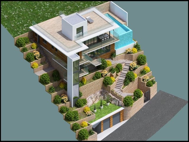 4 soveværelse Villa til salg i Benidorm med swimmingpool garage - € 1.800.000 (Ref: 8886932)