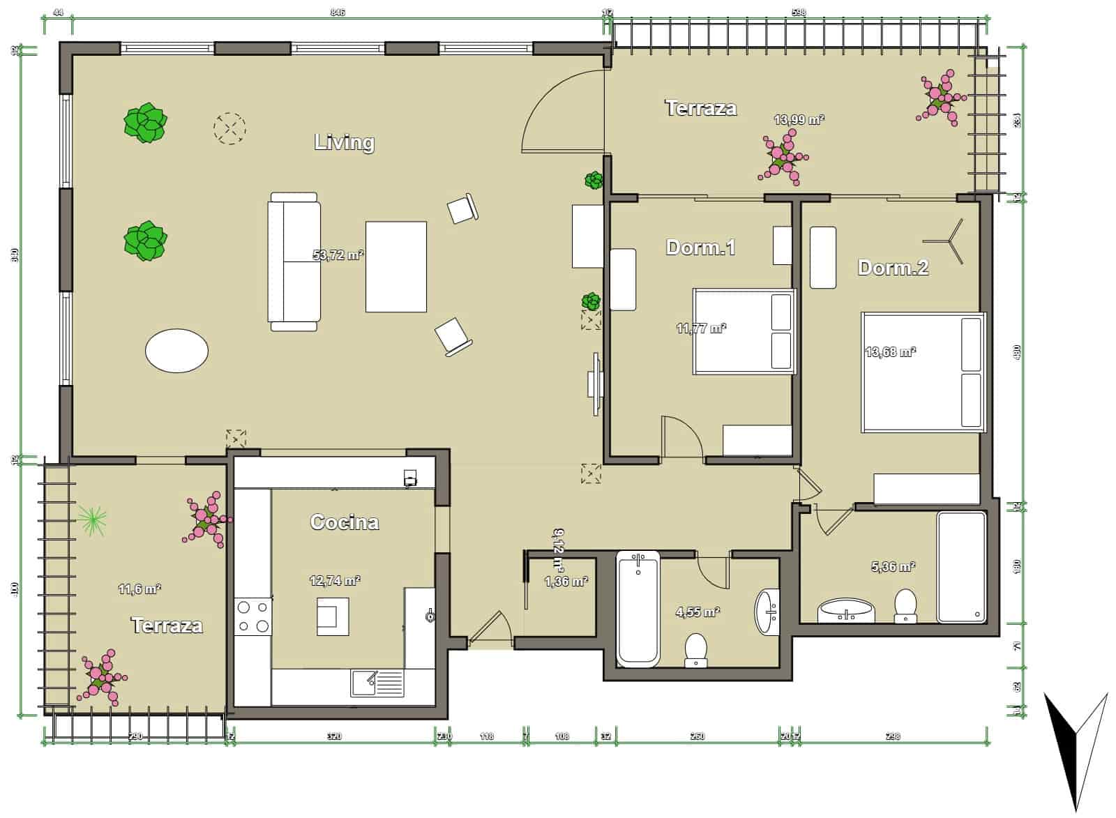 2 soveværelse Penthouse til salg i Cala de Finestrat med swimmingpool garage - € 390.000 (Ref: 8918352)