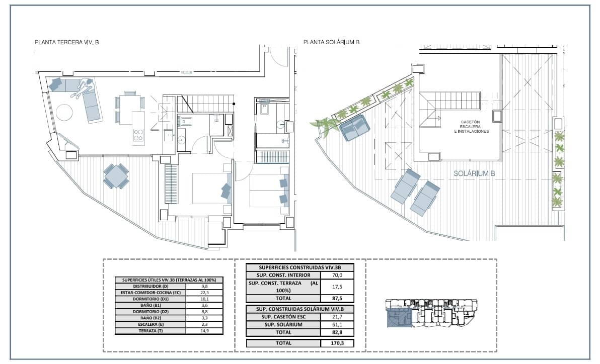 2 soveværelse Lejlighed til salg i La Villajoyosa / Vila Joiosa med swimmingpool garage - € 470.000 (Ref: 9002663)