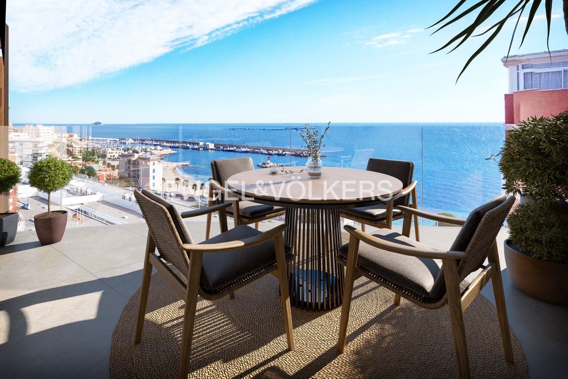 2 soveværelse Lejlighed til salg i La Villajoyosa / Vila Joiosa med swimmingpool garage - € 470.000 (Ref: 9002663)