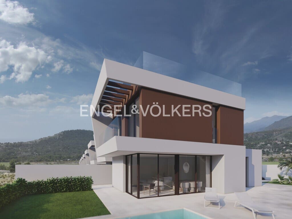 3 makuuhuone Huvila myytävänä paikassa Finestrat mukana uima-altaan 
autotalli - 495 000 € (Ref: 9046362)