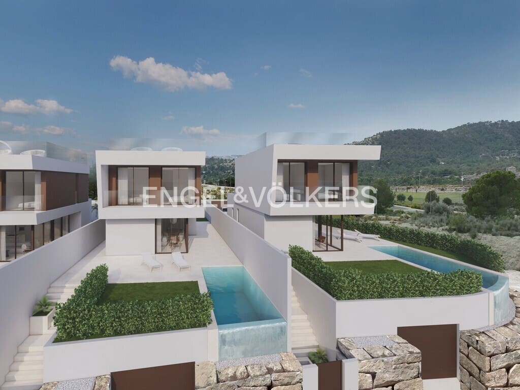 3 makuuhuone Huvila myytävänä paikassa Finestrat mukana uima-altaan 
autotalli - 495 000 € (Ref: 9046362)