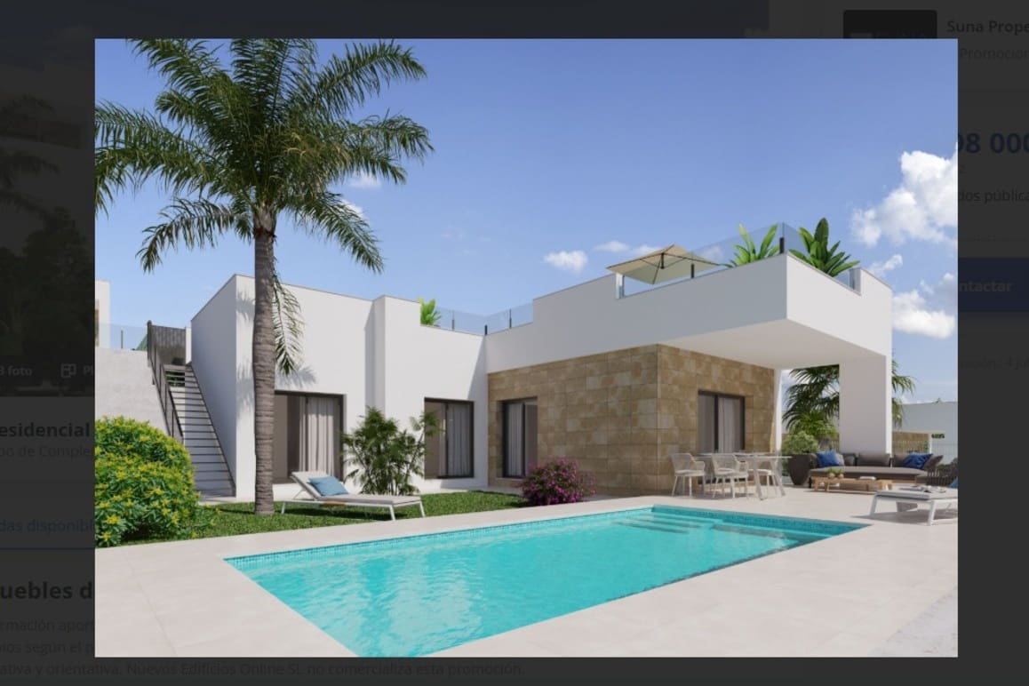 3 soveværelse Byhus til salg i Polop med swimmingpool garage - € 699.000 (Ref: 9109226)