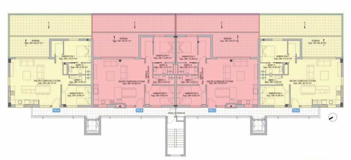 2 sypialnia Penthouse na sprzedaż w Cala de Finestrat z basenem garażem - 550 000 € (Ref: 9109229)