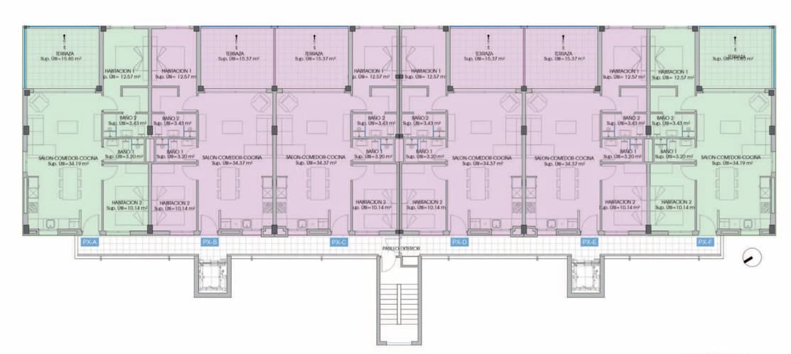 2 soveværelse Lejlighed til salg i Cala de Finestrat med swimmingpool garage - € 375.000 (Ref: 9109230)