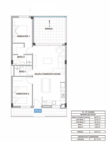 2 chambre Appartement à vendre à Cala de Finestrat, Finestrat avec piscine garage - 349 000 € (Ref: 9109231)