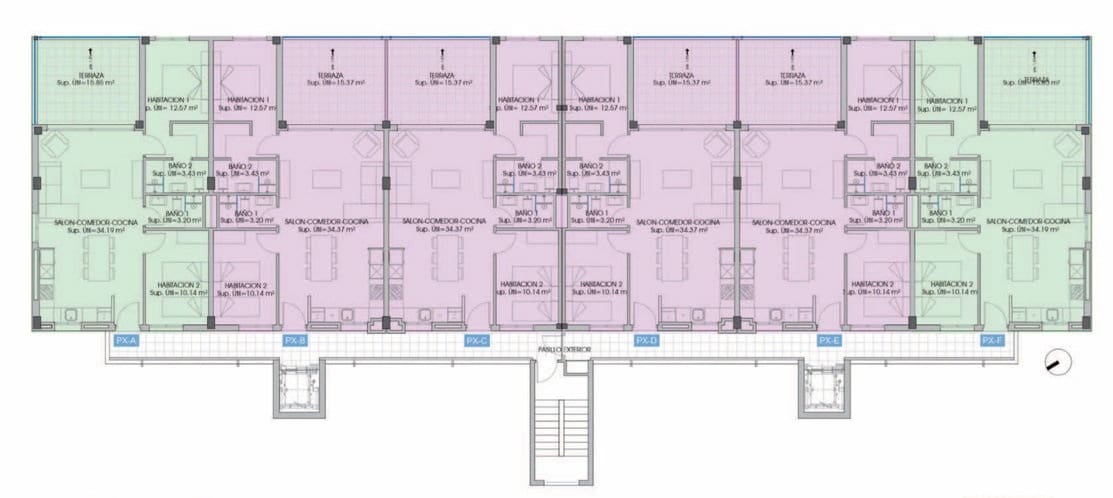 2 soveværelse Lejlighed til salg i Cala de Finestrat med swimmingpool garage - € 349.000 (Ref: 9109231)