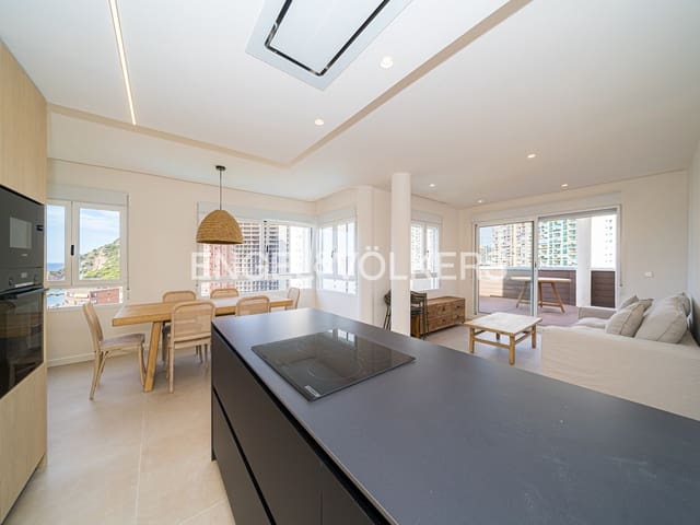 3 sovrum Lägenhet att hyra i Cala de Finestrat, Finestrat med pool garage - 1 800 € (Ref: 9255864)