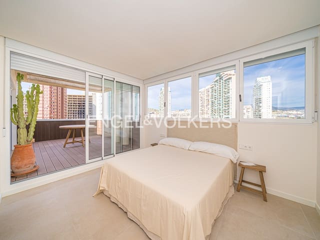 3 sovrum Lägenhet att hyra i Cala de Finestrat, Finestrat med pool garage - 1 800 € (Ref: 9255864)