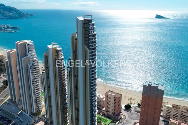 2 chambre Appartement à vendre à Juzgados - Plaza de Toros, Benidorm avec piscine garage - 610 000 € (Ref: 9289388)
