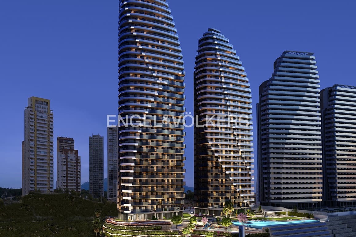 2 soverom Leilighet til salgs i Benidorm med svømmebasseng garasje - € 795 000 (Ref: 9457844)