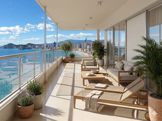 Ático en Juzgados - Plaza de Toros, Benidorm en venta con piscina - 890.000 € (Ref: 9641067)