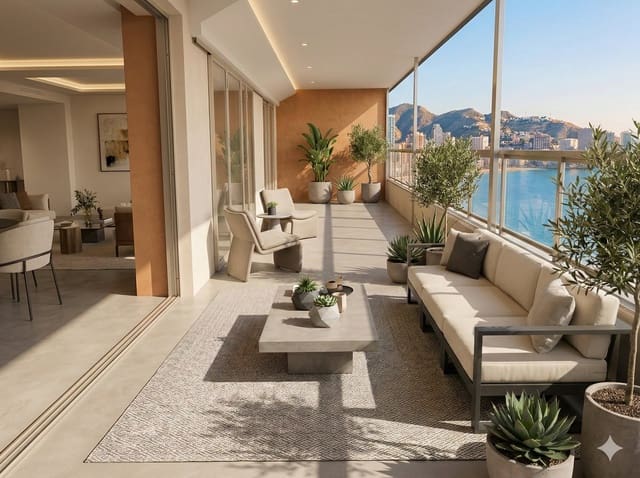 Ático en Juzgados - Plaza de Toros, Benidorm en venta con piscina - 890.000 € (Ref: 9641067)