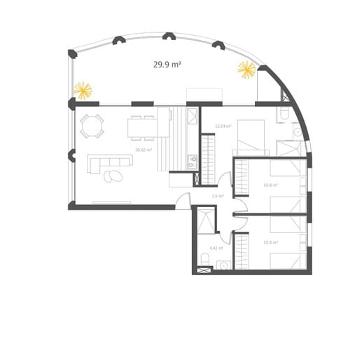 3 chambre Appartement à vendre à La Villajoyosa / Vila Joiosa avec piscine garage - 575 000 € (Ref: 9654325)