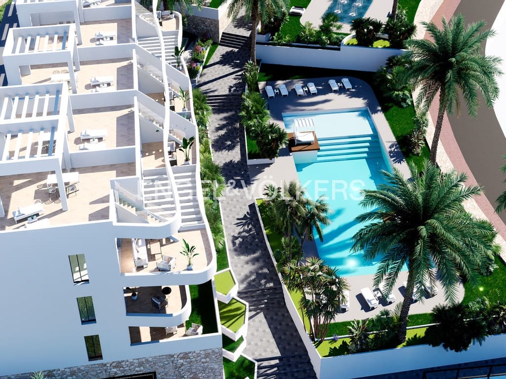 2 slaapkamer Appartement te koop in Finestrat met zwembad garage - € 359.900 (Ref: 9671275)