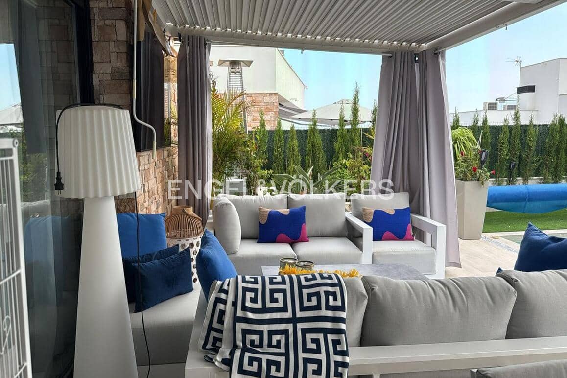 4 soverom Villa til leie i Finestrat med svømmebasseng garasje - € 4 500 (Ref: 9677905)