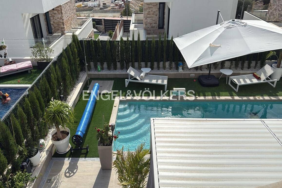 4 soverom Villa til leie i Finestrat med svømmebasseng garasje - € 4 500 (Ref: 9677905)