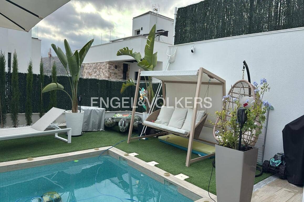 4 soverom Villa til leie i Finestrat med svømmebasseng garasje - € 4 500 (Ref: 9677905)