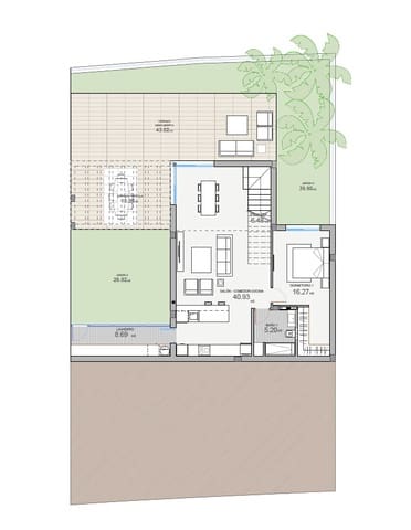 3 soverom Villa til salgs i Polop med svømmebasseng garasje - € 582 500 (Ref: 9838429)