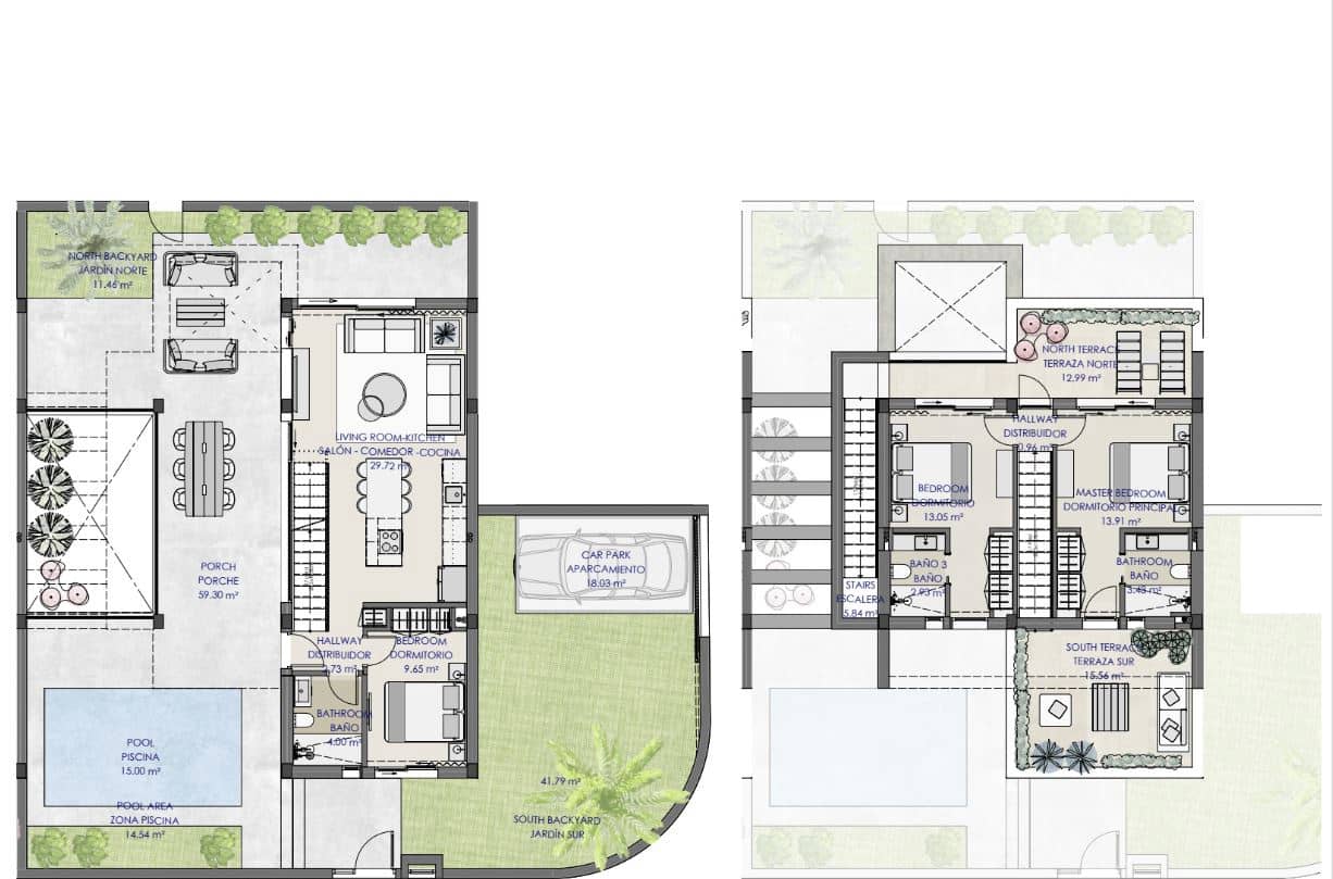 Chalet de 3 habitaciones en Torre-Pacheco en venta con piscina - 755.000 € (Ref: 10156214)