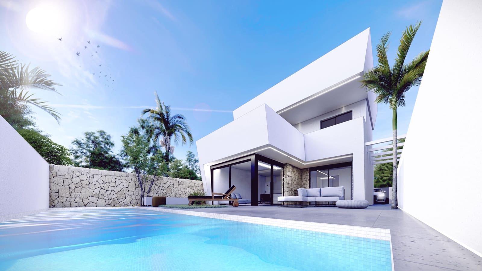 Chalet de 3 habitaciones en Santiago de la Ribera en venta con piscina - 339.900 € (Ref: 8237646)