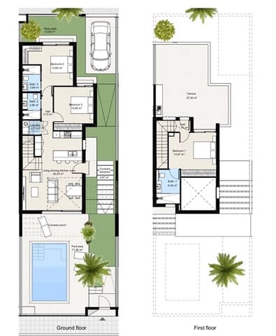 3 soveværelse Villa til salg i Los Nietos, Cartagena - € 359.850 (Ref: 8307430)