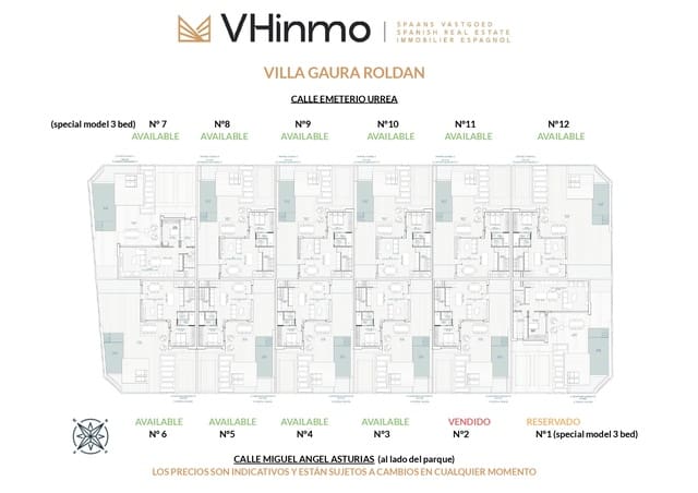3 slaapkamer Villa te koop in Roldan, Torre-Pacheco - € 374.900 (Ref: 8754561)