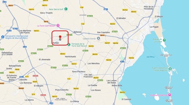 3 chambre Villa/Maison à vendre à Roldan, Torre-Pacheco - 395 900 € (Ref: 9004133)