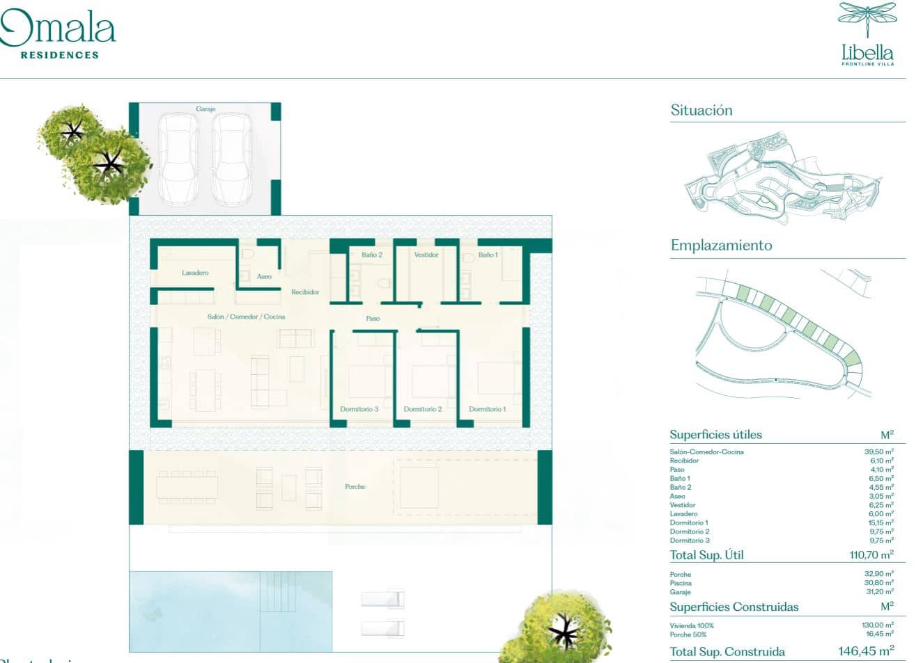 3 bedroom Villa for sale in Fuente Alamo de Murcia - € 463,550 (Ref: 9013524)