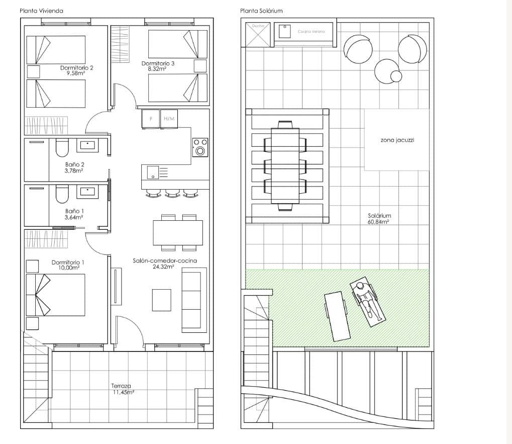 3 bedroom Apartment for sale in Pilar de la Horadada - € 289,950 (Ref: 9150984)