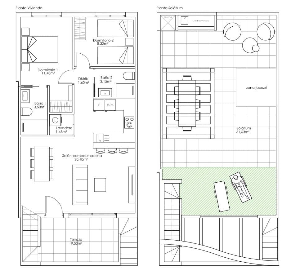 2 slaapkamer Appartement te koop in Pilar de la Horadada - € 274.950 (Ref: 9150985)