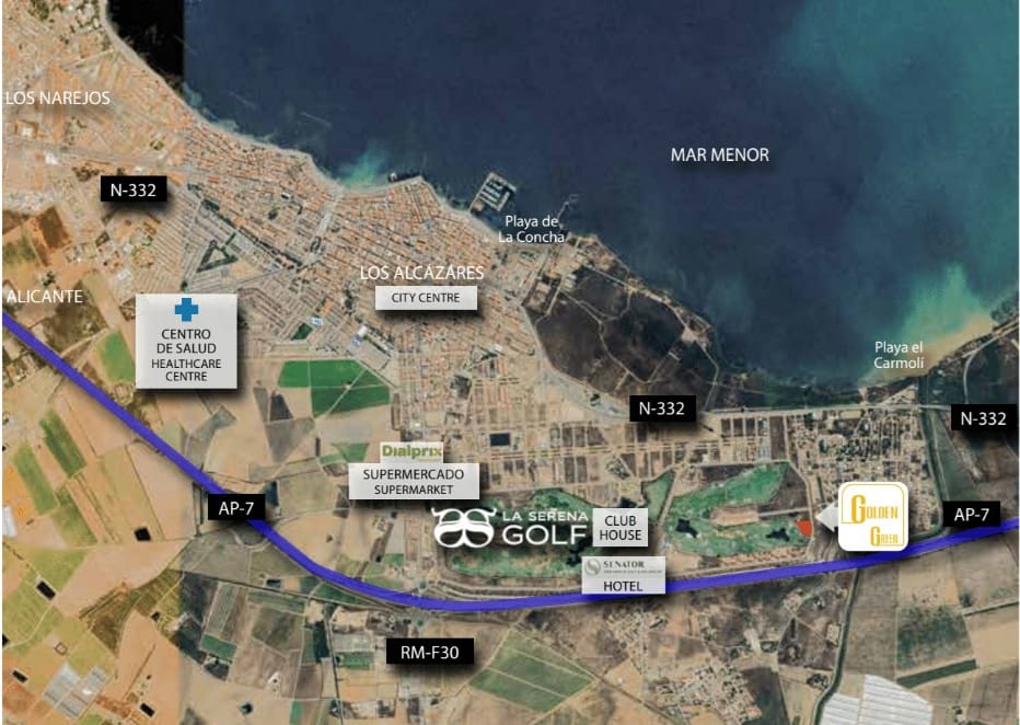 2 soverom Leilighet til salgs i Los Alcazares med svømmebasseng - € 279 850 (Ref: 9405804)