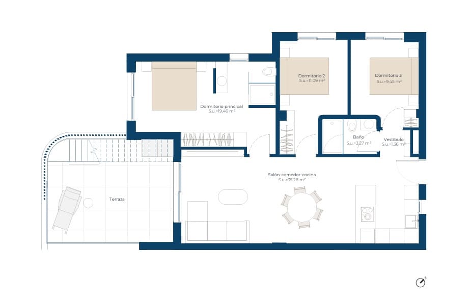 3 camera da letto Appartamento in vendita in Banos y Mendigo con piscina - 475.000 € (Rif: 9528828)