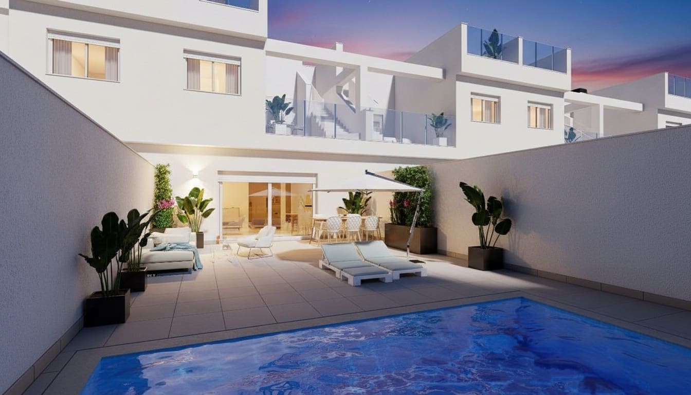 3 bedroom Townhouse for sale in Los Alcazares - € 356,950 (Ref: 9626659)