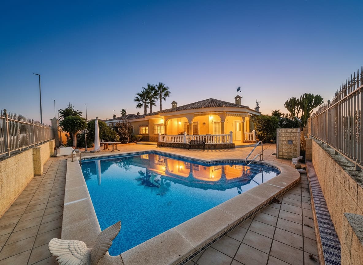 Chalet de 4 habitaciones en Murcia ciudad en venta con piscina - 299.000 € (Ref: 9812468)