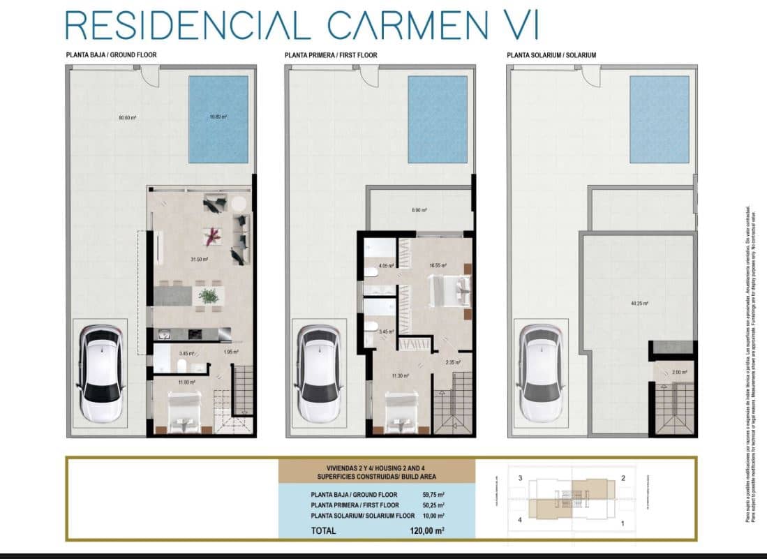 3 soveværelse Villa til salg i Santiago de la Ribera - € 376.500 (Ref: 9824234)