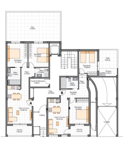 2 chambre Appartement à vendre à Lo Pagan, San Pedro del Pinatar - 254 850 € (Ref: 9844256)