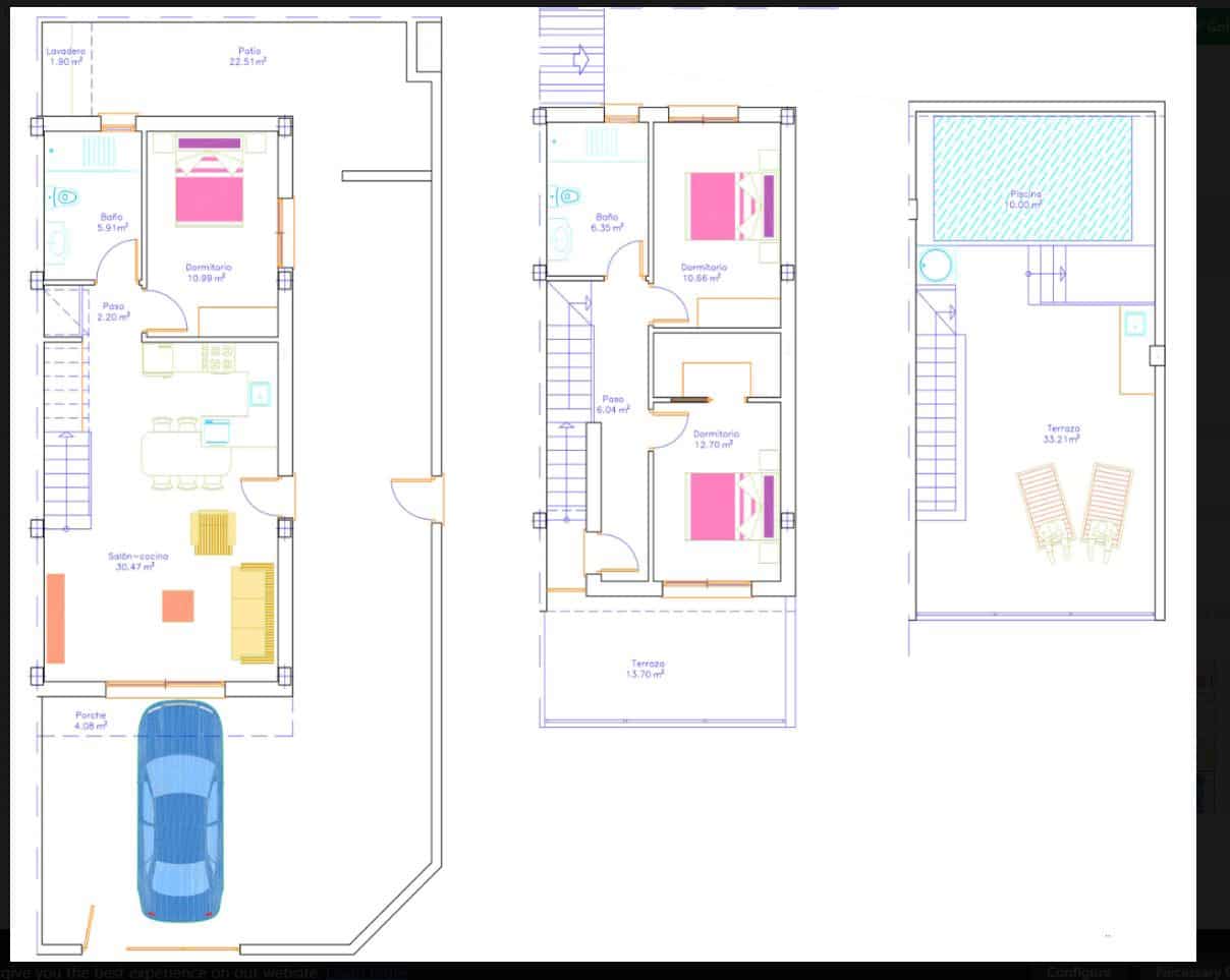 3 sovrum Hus till salu i San Pedro del Pinatar - 378 950 € (Ref: 9989303)
